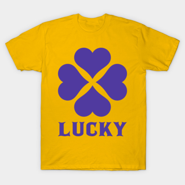 Lucky purple clover